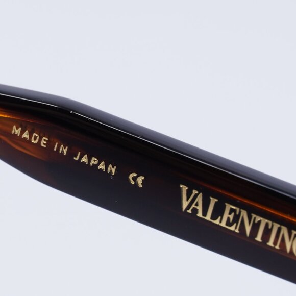Valentino V-ESSENTIAL I VLX-121B Eyeglasses Brown Swirl 51mm Square Frame - Picture 7 of 10